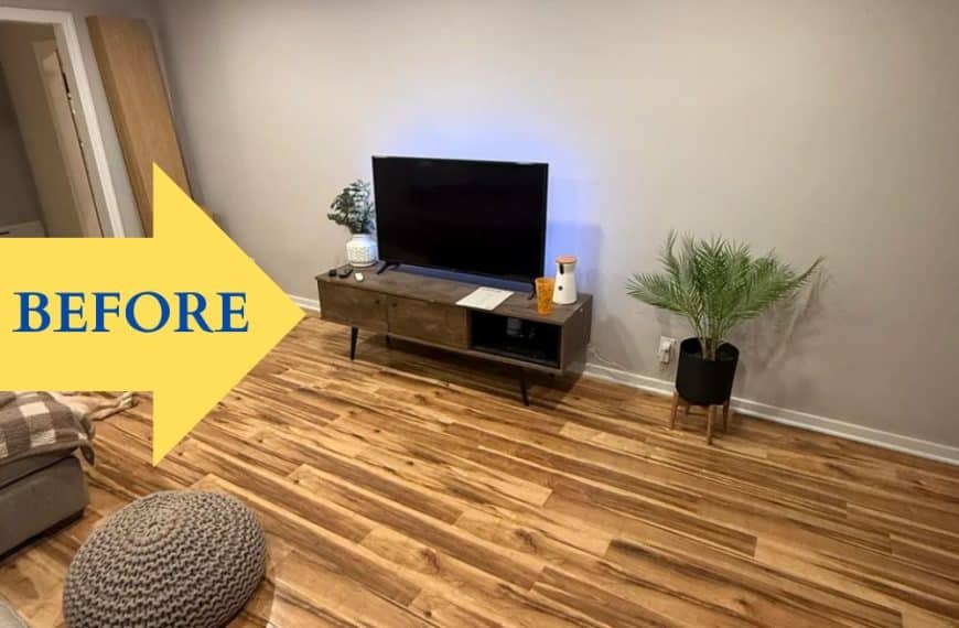 IKEA LÅDMAKARE TV wall hack before