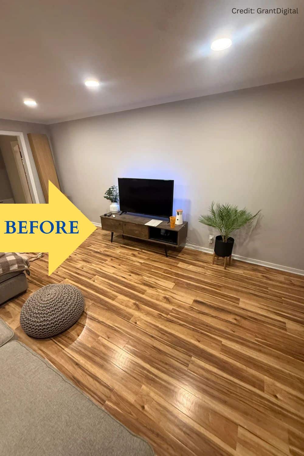 IKEA LÅDMAKARE TV wall hack before