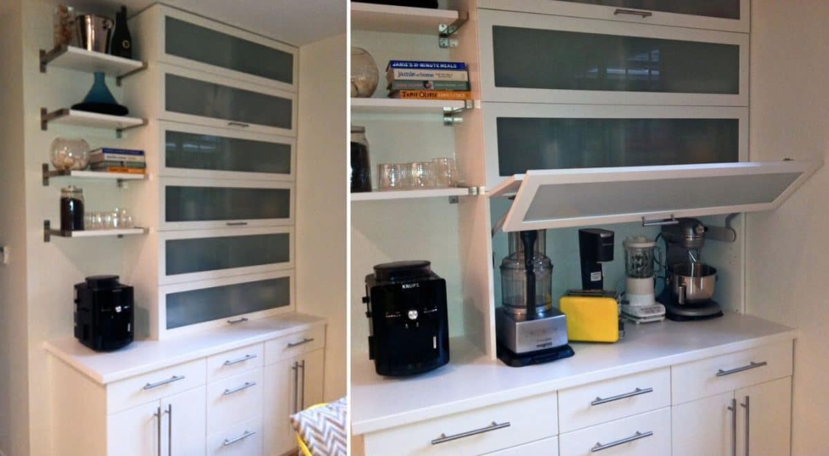 appliance garage - IKEA Hackers appliance garage IKEA cabinet hack
