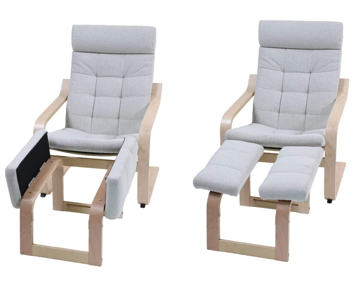 POÄNG footstool hack - IKEA Hackers POÄNG footstool hack