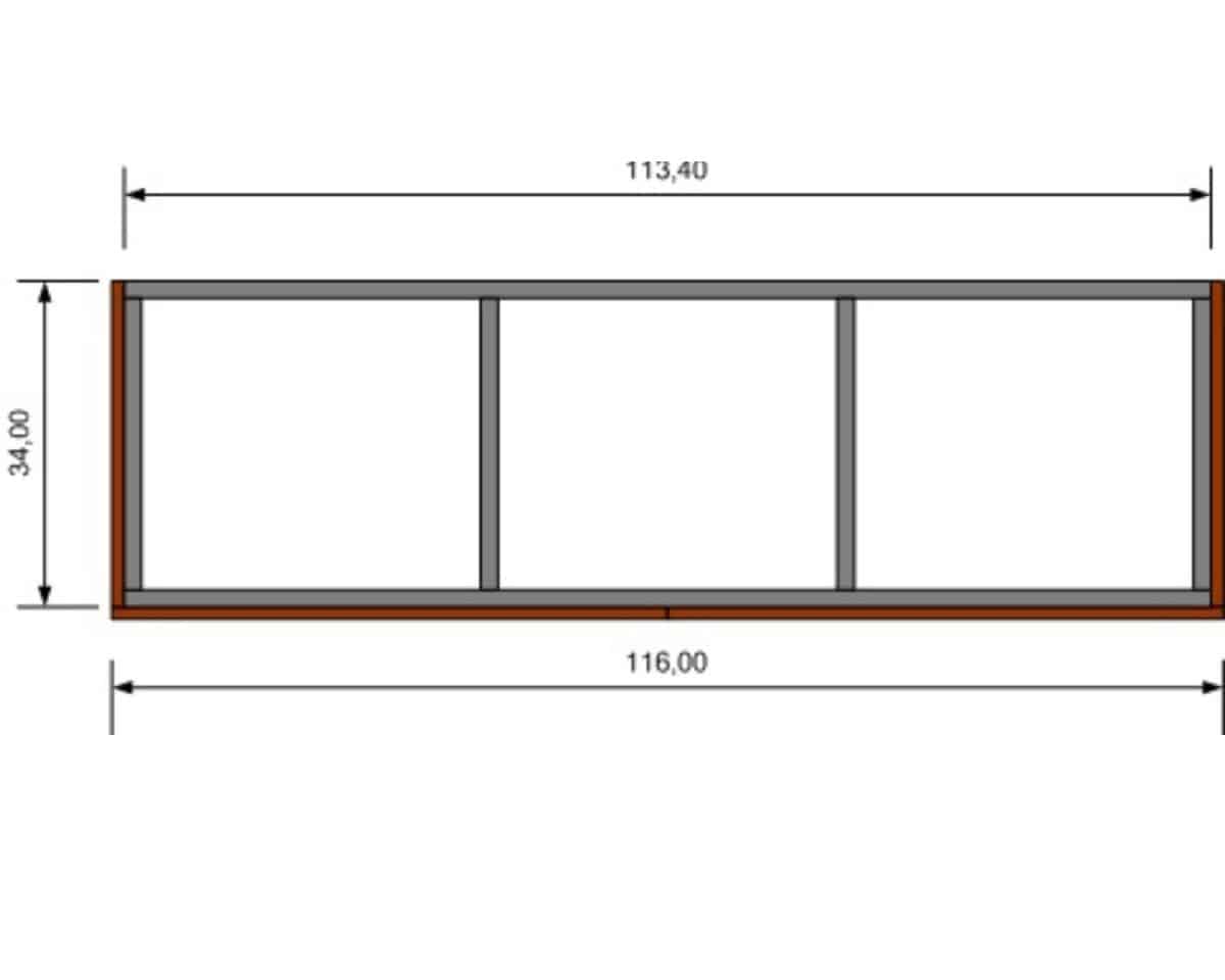 ikea hi-fi cabinet custom base