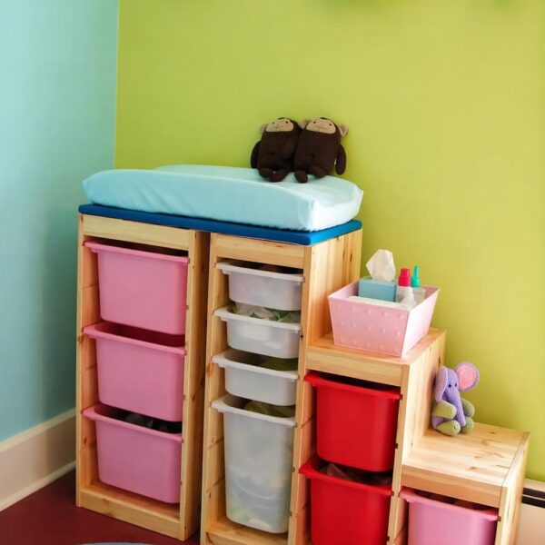 TROFAST changing table corner