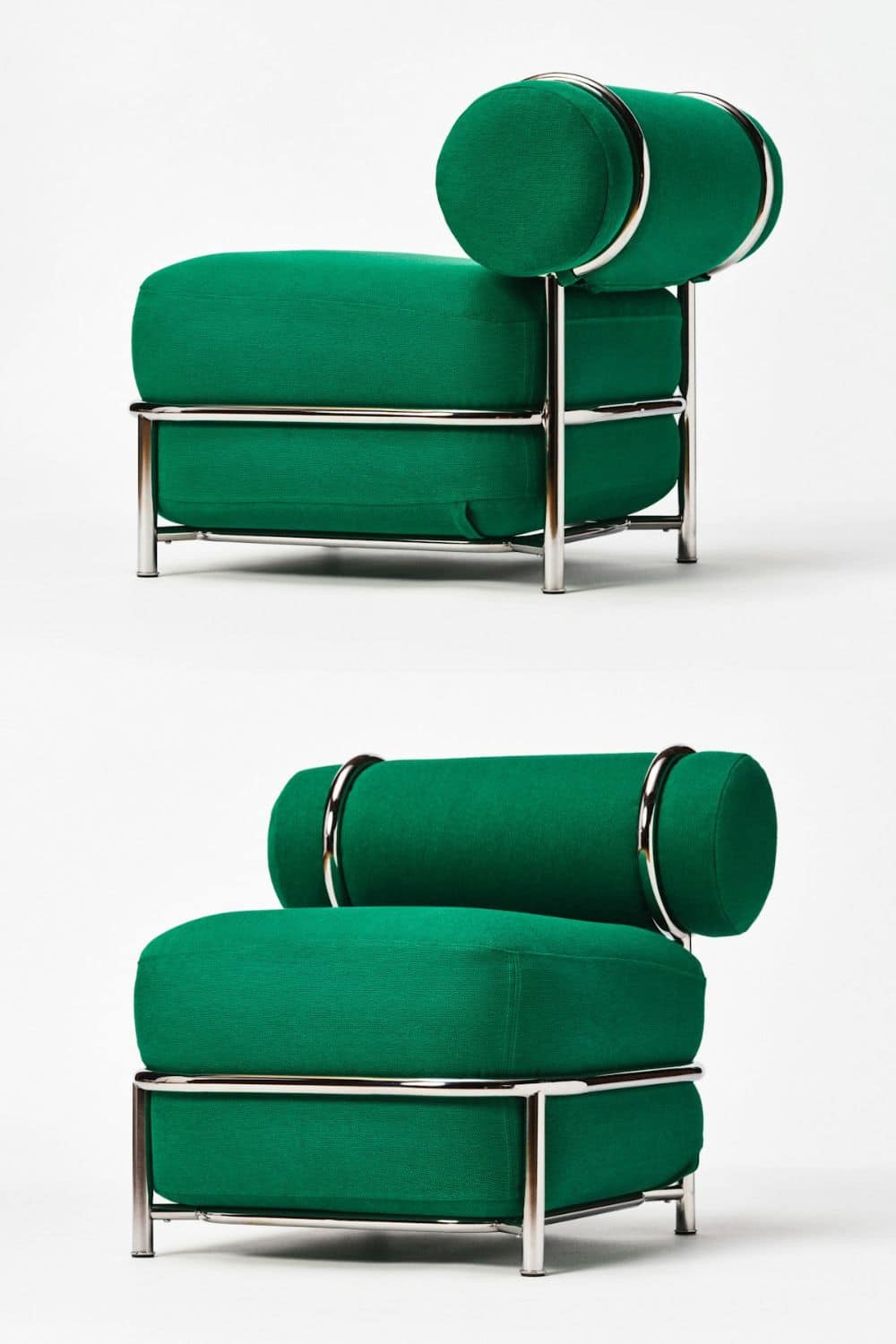 ikea ps 2026 inflatable armchair in green with tubular steel frame
