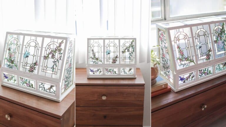 stained-glass-greenhouse--768x432 - IKEA Hackers stained glass greenhouse IKEA hack