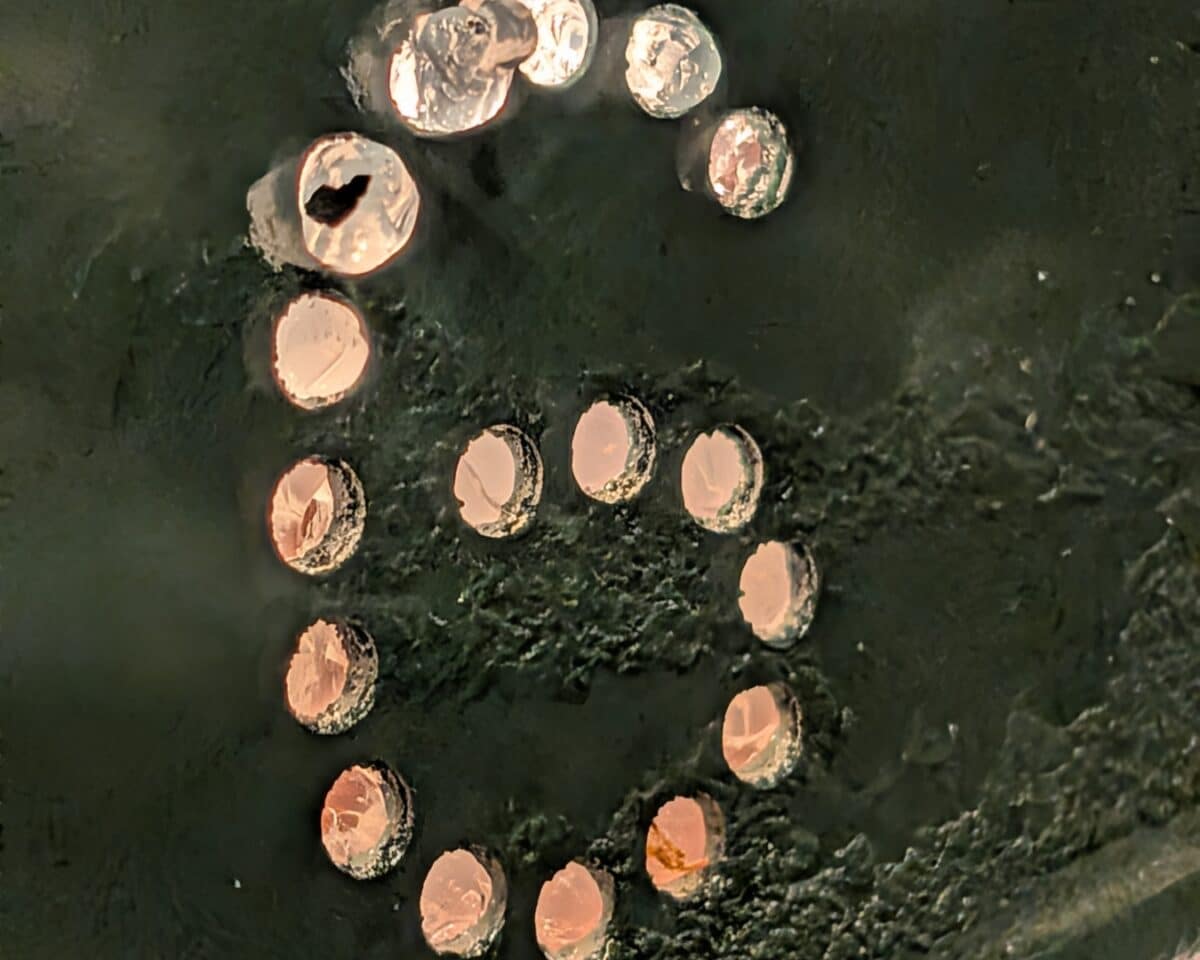 TROMMA clock punch hole numbers