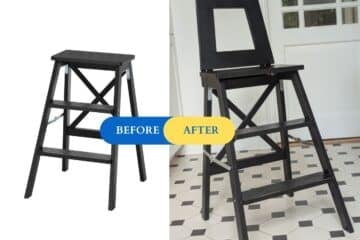 bekvam step stool with back