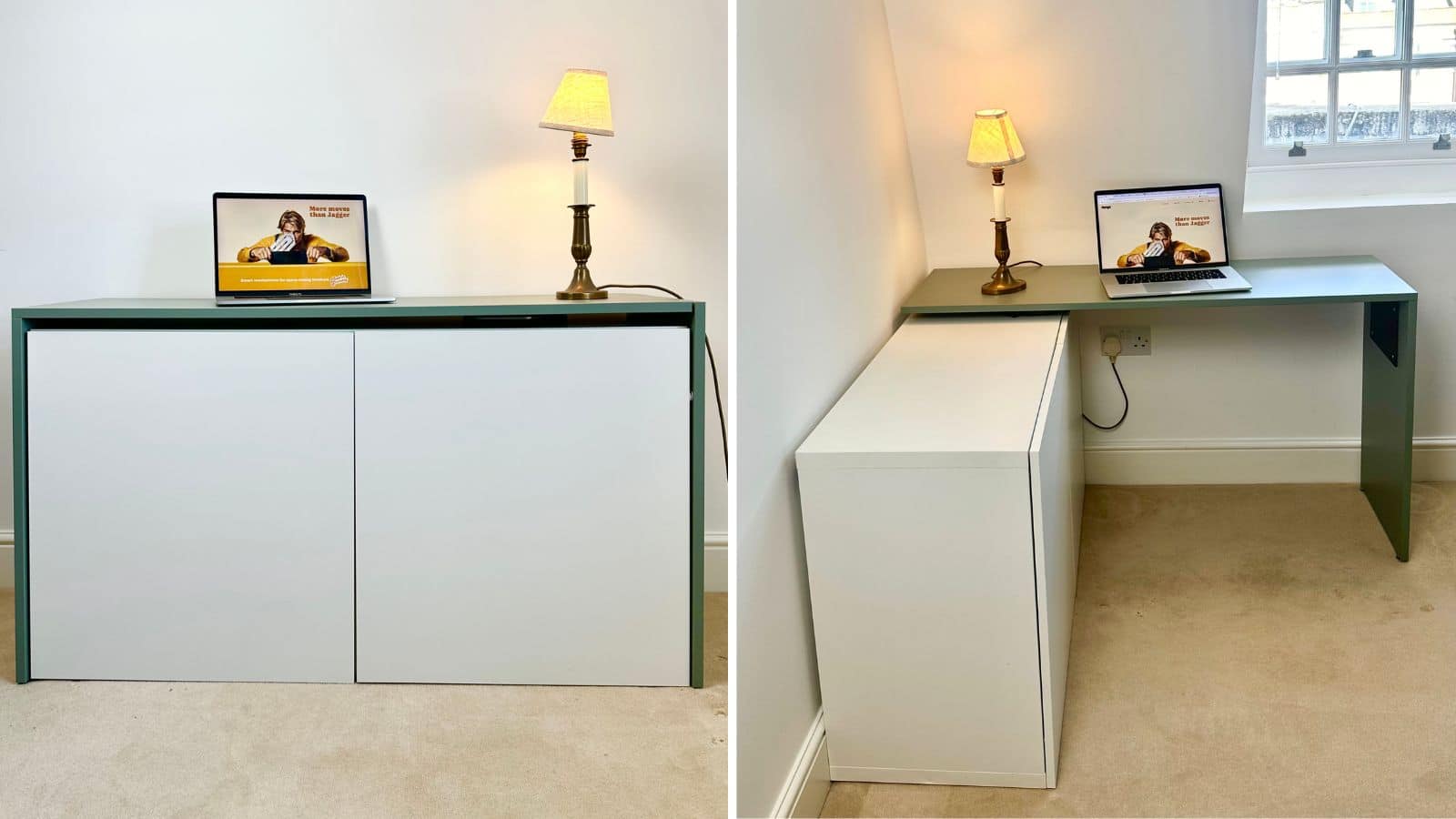 ikea besta hack rotating desk